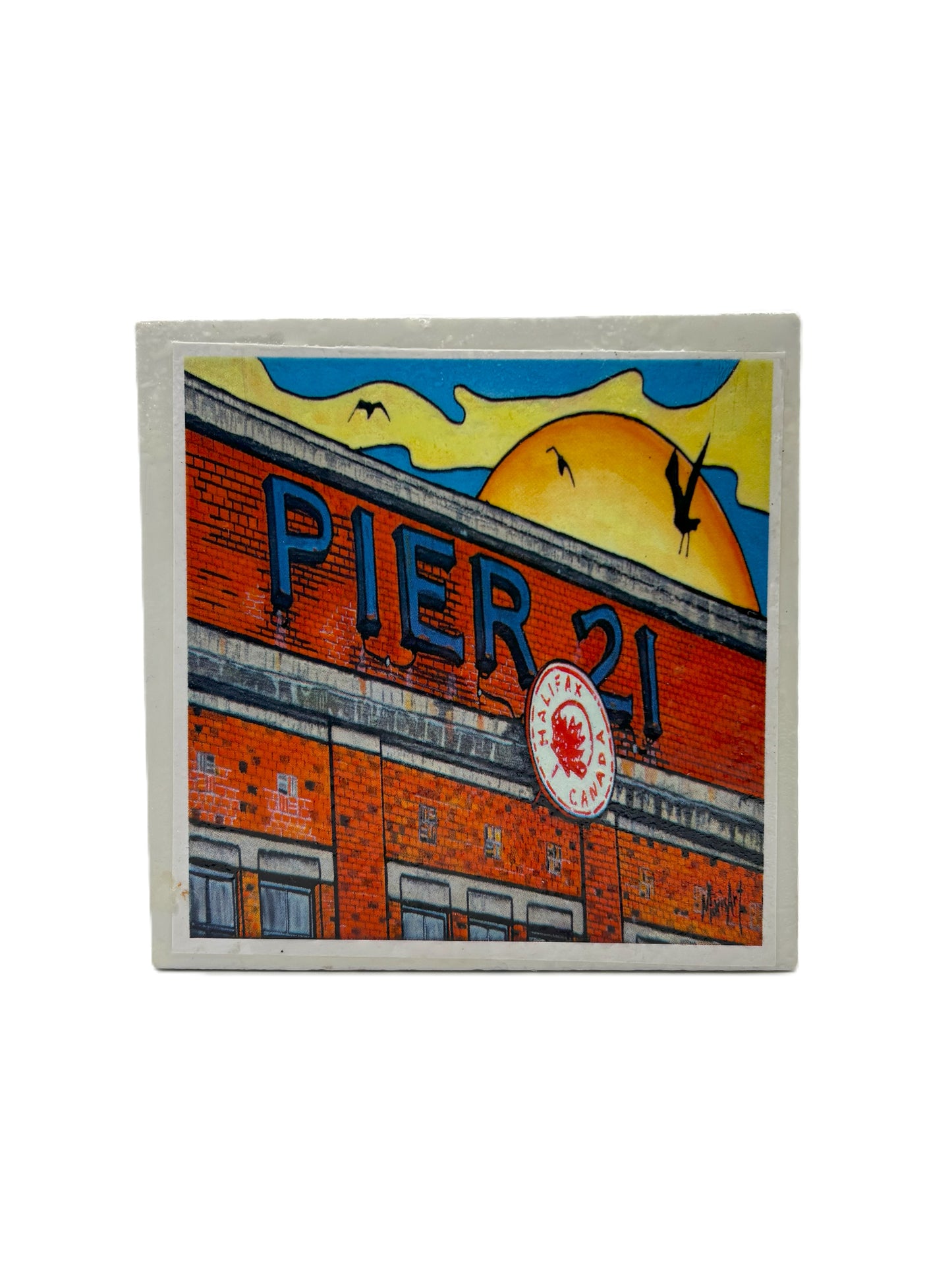 Pier 21 Tile Coaster