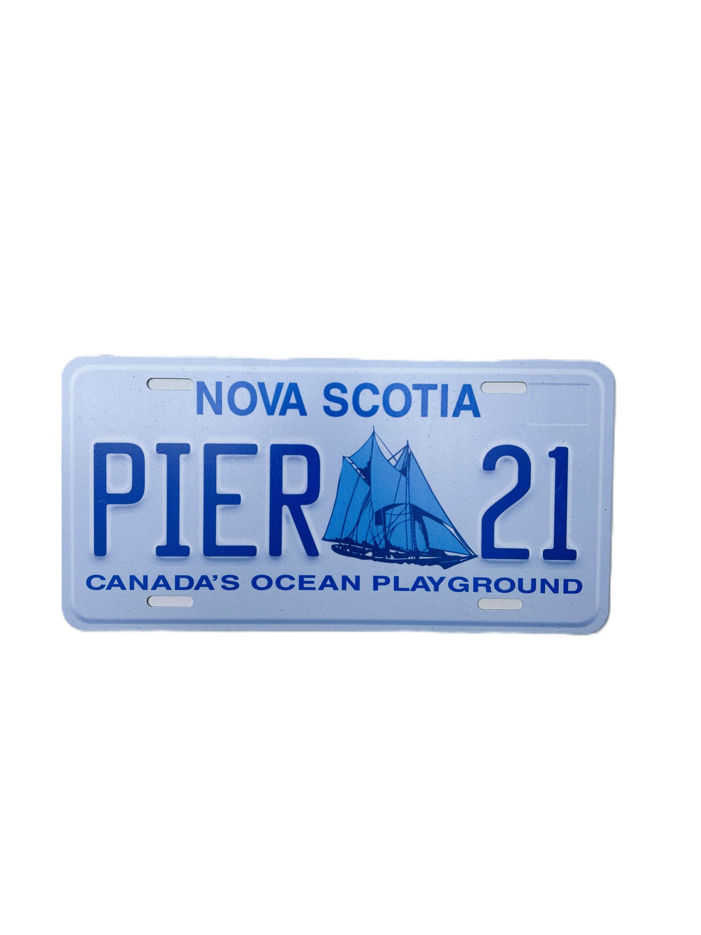Pier 21 Souvenir License Plate