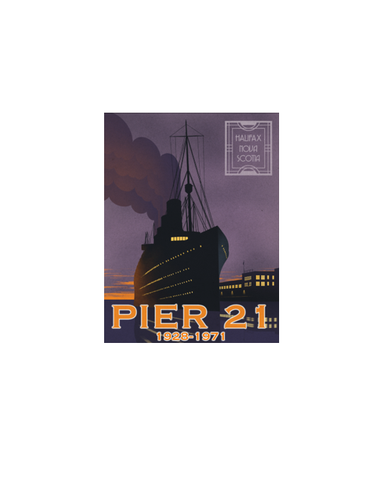 Pier 21 Poster by Damn Fine Prints