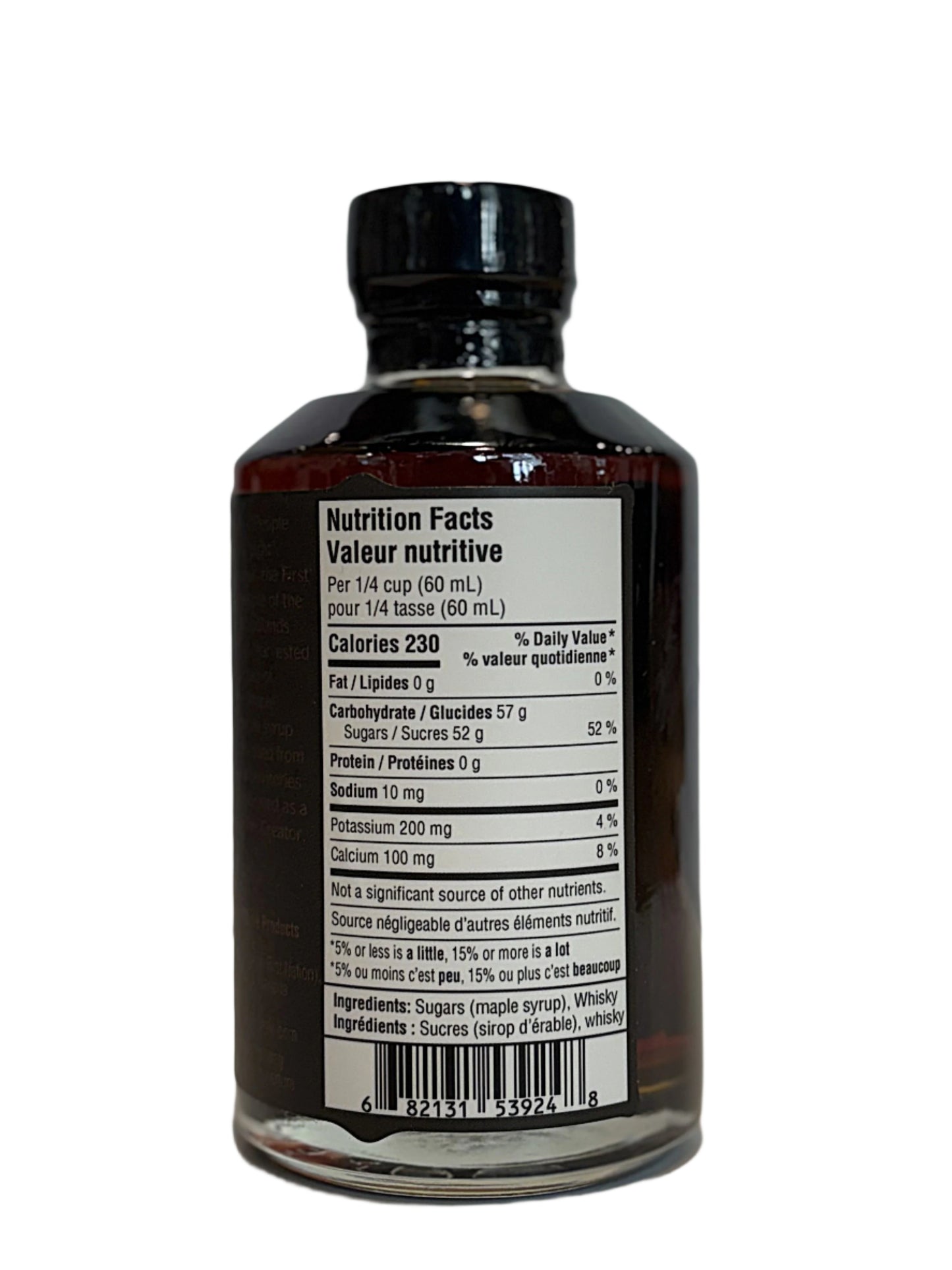 Sirop d’érable au whisky vieilli en fût de Wabanaki