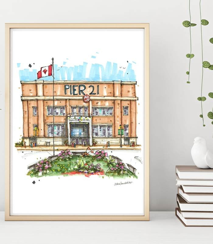 Pier 21 Prints by Downtown Sketcher©