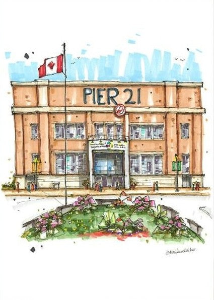 Pier 21 Prints by Downtown Sketcher©