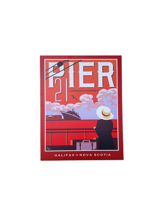 Affiche du Quai 21 par Destination Art