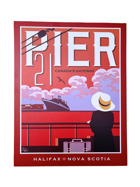 Affiche du Quai 21 par Destination Art